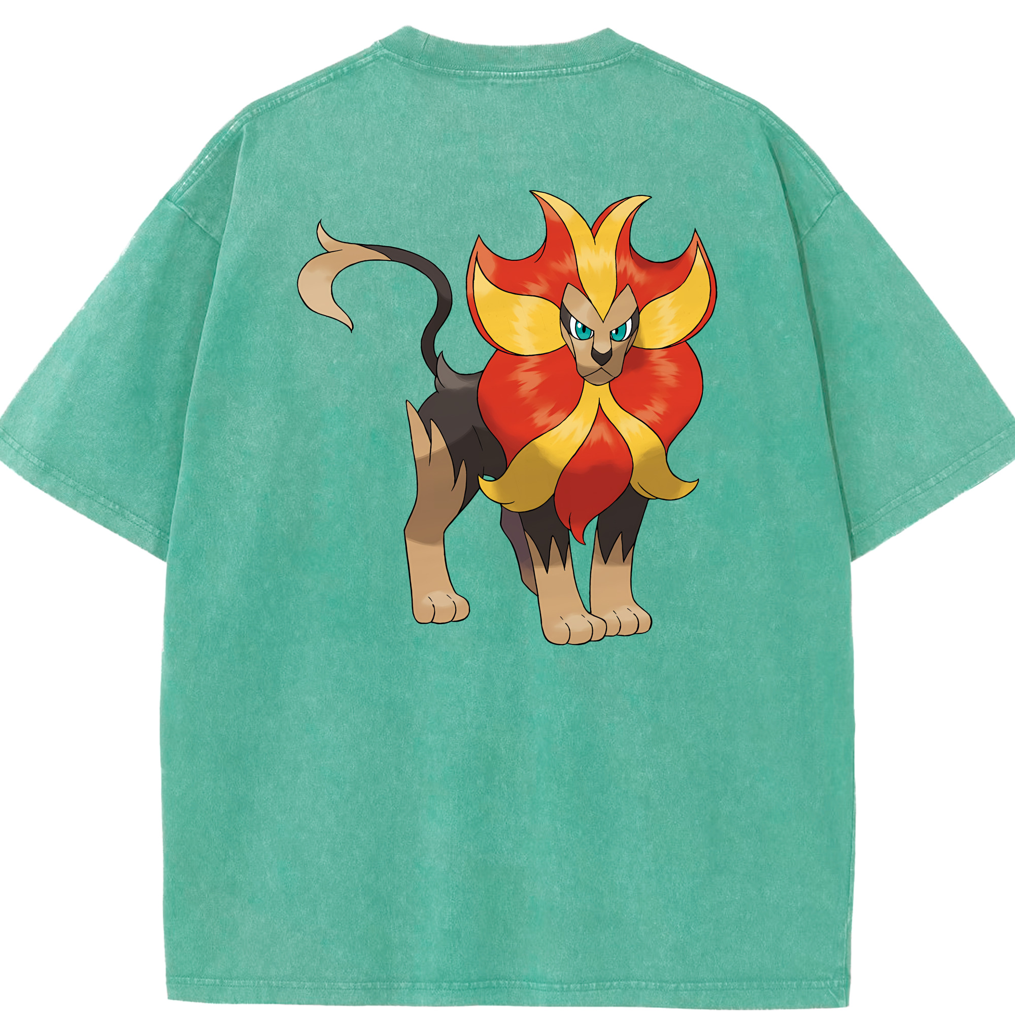（画像用） ポケットモンスター Pokémon 綿100% ヴィンテージ風 半袖Tシャツ（背面プリント）